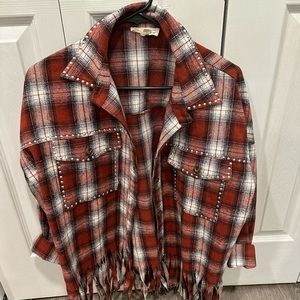 New without tags studded shacket